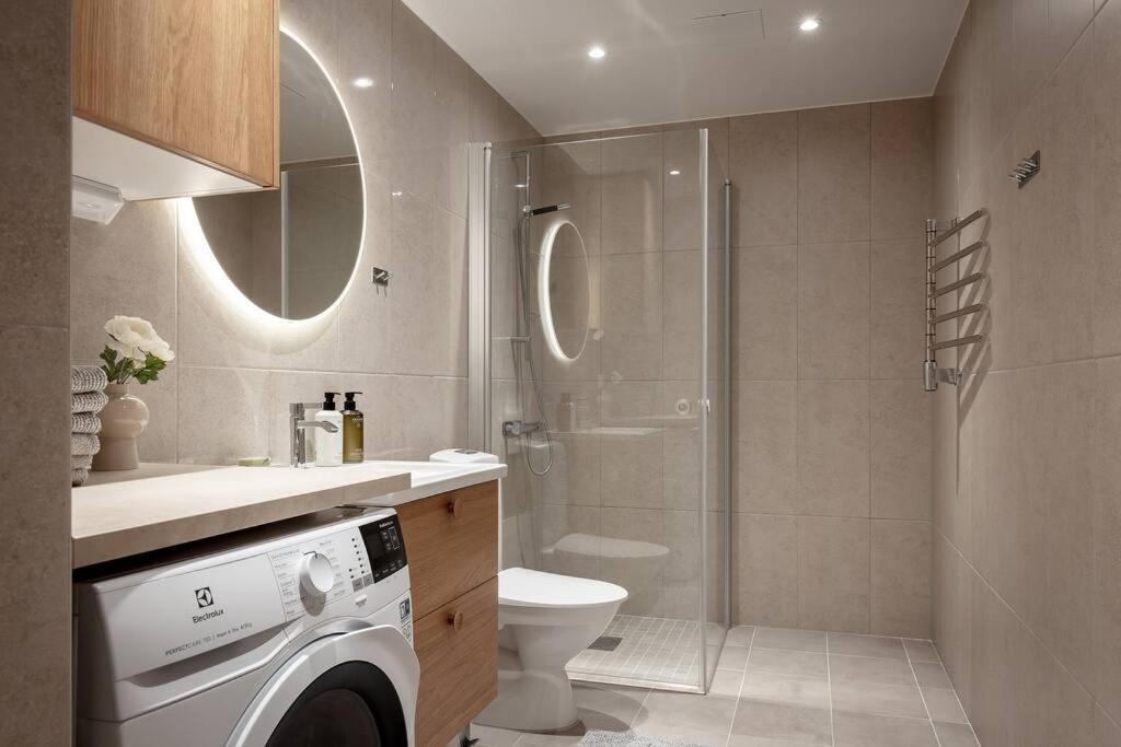 Modern Elegance I Hagastaden Apartment Стокхолм Екстериор снимка